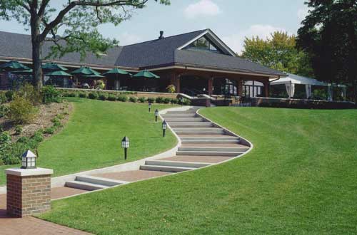 Exterior of renovation and expansion at the Skokie Country Club in Glencoe, IL
